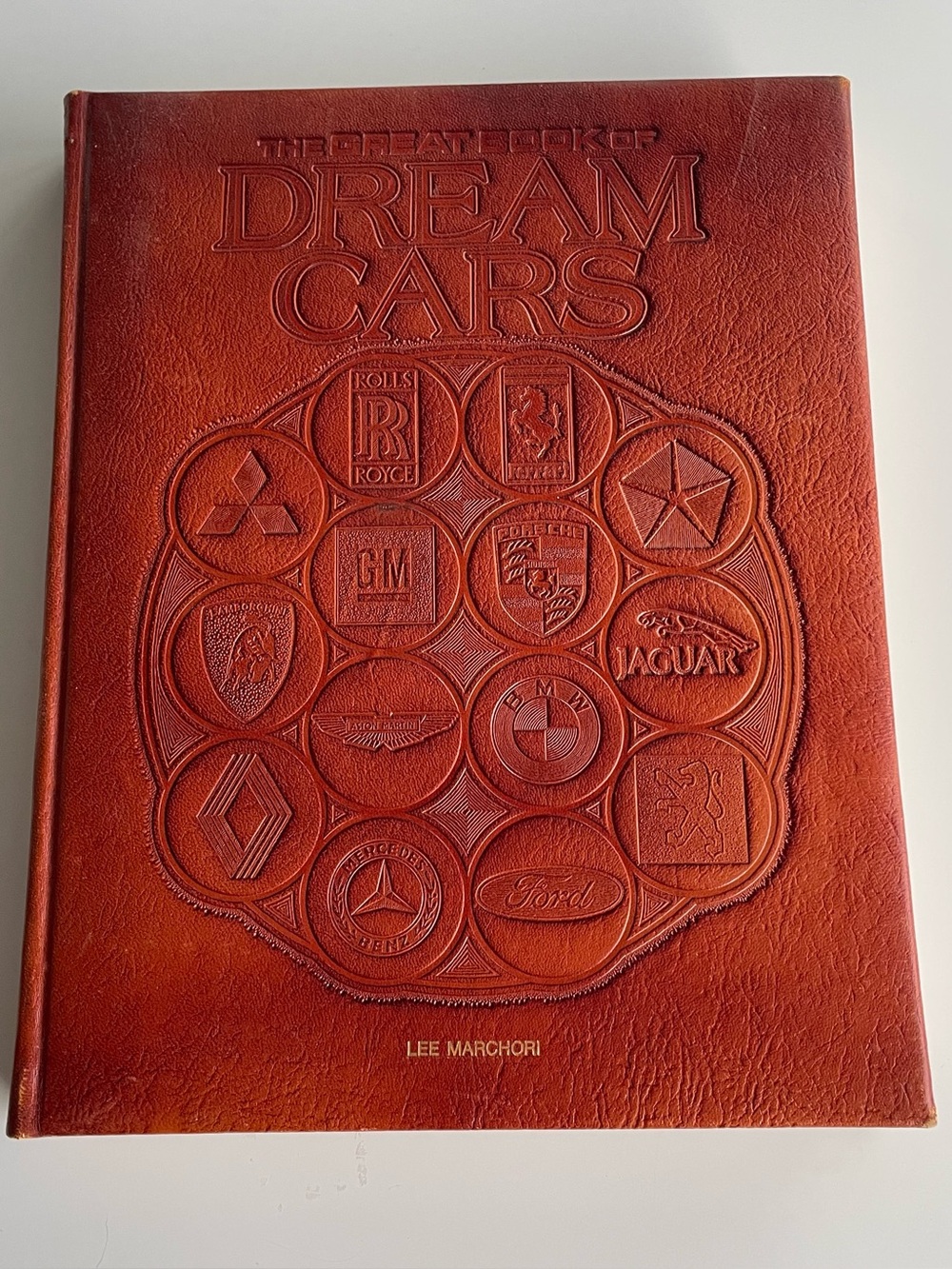 Vintage Dream Cars Coffee Table Book Lee Marchand Hardcover Automotive History